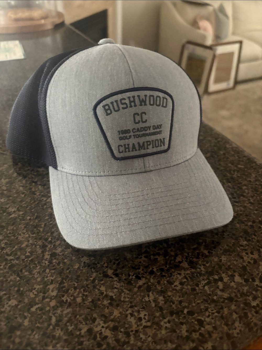 Bushwood CC Champion Light Gray & Navy Trucker Hat